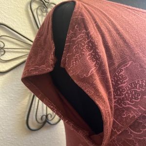 Gap floral flutter sleeve banded top